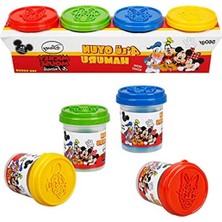 Myg Plus Mickey Mouse Temalı 4'lü Oyun Hamuru Seti, Eğlenceli Aktiviteler