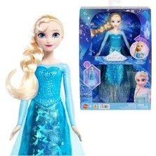 Myg Plus Filmdeki "let It Go" Şarkısını Söyleyen, Eklemleri Bükülebilen ve Işıltılı Özel Kıyafet ile Çıkarılabilir Ayakkabı Giyen  Disney Karlar Ülkesi Şarkı Söyleyen Elsa Bebek, JLJ07
