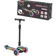 Myg Plus Işıklı Katlanabilir Çocuk Scooter, Gri Renk Seçeneği