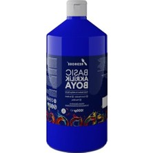 Myg Plus Mavi Renkli Akrilik Boya 1000 Gram, Sanat ve Hobi Için