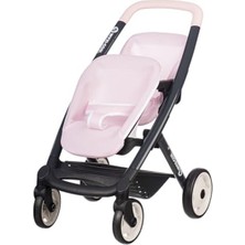 Myg Plus Pembe Ikiz Bebek Arabası, 42 Cm'ye Kadar 2 Bebek Için Tasarlandı