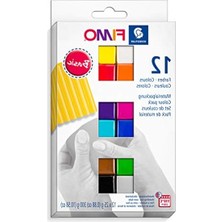 Myg Plus Ana Renklerden Oluşan 25 gr x 12 Blok Fimo Modelleme Kili