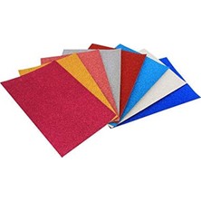 Myg Plus Simli Eva Kağıdı, 20X30 Cm, 10 Farklı Renk Seçeneği