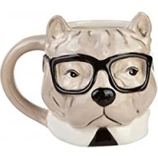 Myg Plus 483 ml Kapasiteye Sahip Bulldog Figürlü Mug