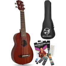 Myg Plus Soprano Ukulele, 21" Maun Ağaç Yapımı, Hakiki ve Yüksek Ses Kalitesi
