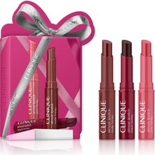 Clinique Honey ile Tatil Sezonu Seti | Mini Almost Lipstick Black Honey Ruj , Pink Honey Ruj, Nude Honey Ruj 1.2g