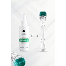 Myg Plus - Orijinal Titanyum Iğneli - 0,5mm 540 Iğneli Dermaroller - Biberiye Suyu Seti Dökülme Karşıtı 100ML