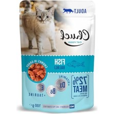 Myg Plus Yetişkin Kedi Için Balıklı Yaş Mamalar, 100 gr x 24 Adet