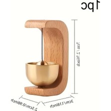 Myg Plus Minimal Dekoratif Kapı Zili, Manyetik ve Yapıştırıcılı Uyum ile Pratik