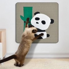 Myg Plus Yapışkanlı Desenli Kedi Tırmalama Tahtası - Panda Tasarım