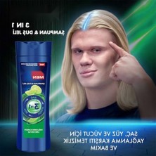 Myg Plus 3'ü 1 Arada Şampuan & Duş Jeli, Yağlanma Karşıtı, Lime Özlü, 350 ml
