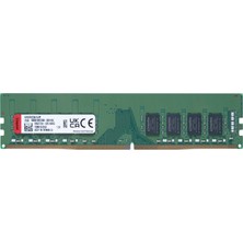 Myg Plus Kingston Valueram 16GB Ddr4 3200MT/S Non-Ecc CL22 Dımm Masaüstü Ram - KVR32N22D8/16WP