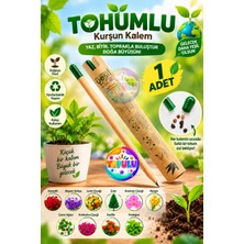 Yupulu Tohumlu Kurşun Kalem (Çiçek ve Bitki Tohumlu) Doğaya Armağan Hediyelik Kalem