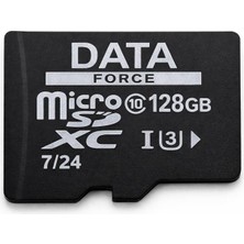 Dataforce 128 GB Microsdxc U3 Class 10 Uhs-I 7/24 Güvenlik Kamerası Hafıza Kartı 100 Mb/s