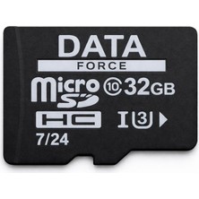 Dataforce 32 GB Microsdhc U3 Class 10 Uhs-I 7/24 Güvenlik Kamerası Hafıza Kartı 100 Mb/s