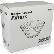Bravilor Bonamat Bravilor Novo Filtre Kağıdı 85/245 mm Beyazlatılmamış Malzemeden Üretilmiş Dayanıklı Kahve Filtreleri