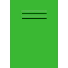 Pratik Ev Light Green A5 School Exercise Book Lined Paper Workbook Supplies 101 Pages With Margin Line: For Students; Kids, College, Office, Classroom Use And Home Use Learning Resources