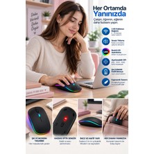MiraLive Ince Ergonomik Tasarım 2.4g Kablosuz LED Mouse