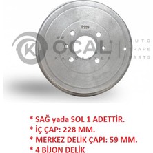Arka Kampana Tempra Tipo Marea Palio Siena Albea Linea Doblo 00-09 Alfa Romeo 145 146 7769850 T-307 Öcal