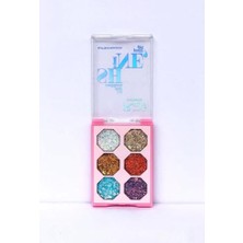 Pratik Ev 6'lı New Glitter Far Paleti