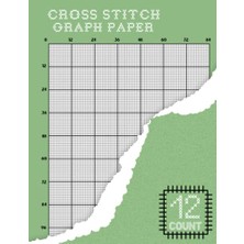 Pratik Ev Kanaviçe Tasarım Defteri, 12 By 12 Per Inch Kareli, 12 Lines Per, 120 Sheet, 8.5 x 11 Inches/din A
