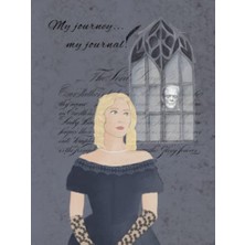 Pratik Ev Vintage Frankenstein Günlüğü: A5 Noktalı Defter, Ispanyolca Baskı
