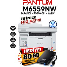 Pantum M6559NW Çok Fonksiyonlu Network + Wifi + Fotokopi +Adf Tarayıcı + Lazer Yazıcı (Dakikada 23 Sayfa)