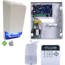 Teknim TSP-5334LCD Ethernet Kablolu Alarm Seti LCD Keypad (Akü Hariç)