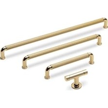 Pratik Ev System 4682 Gold 192 mm Çizgili Modern Kulp/gold Branch Renk Çok Renkli