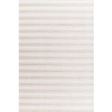 Pratik Ev Stripe Krem Kilim Kaymaz Taban Salon Oturma Odası Antre Halısı 33014A, 80 x 150
