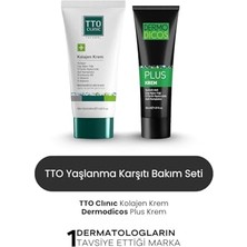 Pratik Ev Yaşlanma Karşıtı Set Dermodicos Plus Kolajen Krem