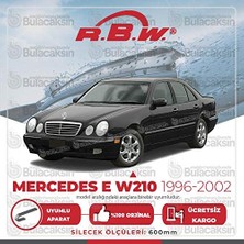 Pratik Ev Mercedes E W210 Için Muz Tipi Silecek Takımı (1996-2002)