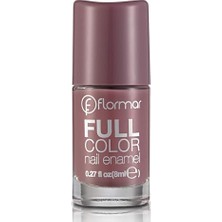 Pratik Ev Yoğun Pigmentli Parlak Oje Full Color Nail Enamel FC62 Berry Brown 8690604497614