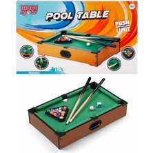 Pratik Ev Ahşap Masaüstü Bilardo