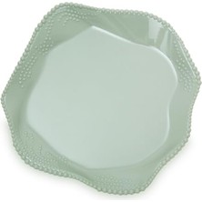 Pratik Ev 27.2X26.6X2.3 cm Mint Yeşili Melamin Tabak