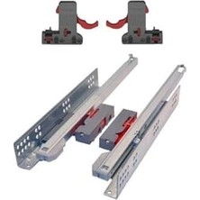 Pratik Ev Smart Slide Bas Aç Kısmi Açılım Ray 350 mm