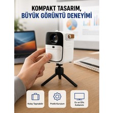 Efnaz Style Android Sistemli Mini Projektör – Uygulama Destekli Akıllı Kullanım Yeni Nesil