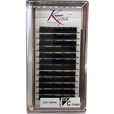 Pratik Ev C Kıvrım Tek Boy Kirpik, 0.05 Mm, 10 Numara