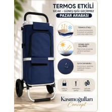 Pratik Ev Su Geçirmez Güneş Işığı Geçirmez Katlanabilir Pazar Arabası, Büyük Hacimli, Alışveriş Arabası, Katlanabilir Tasarım, Su Geçirmez, Taşınabilir