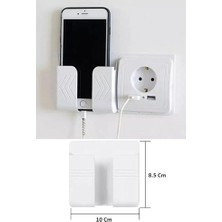 Pratik Ev Çok Renkli Yapışkan Telefon ve Kumanda Tutucu, Priz Askısı, Stand ve Kablo Düzenleyici