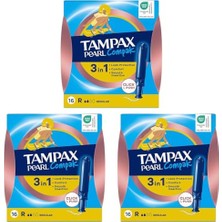 Pratik Ev Orkıd Tampon Pearl Comapk Normal, 16 Adet 3'lü Paket