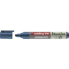 Pratik Ev 29 Ecoline Beyaz Yazı Tahtası Kalemi, Mavi, 1 Kalem, Kesik Uç, Yeniden Doldurulabilir