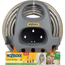 Pratik Ev 2364H Duvara Monte 20 M 1/2" Hortumlu Hortum Toplama ve Sarma Askı Seti