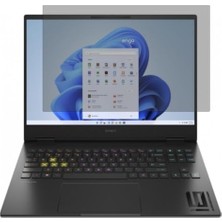 Pratik Ev Hp Omen Transcend 16-U0002NT 16 Inç Hayalet Ekran Koruyucu, Anti-Spy Gizlilik, 9h Temperli Nano Cam