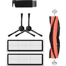 Pratik Ev Vacuum Mop 2 Ultra Xiaomi Uyumlu Yedek Mopsuz Fırça Filtre-6 Parça, Renk8