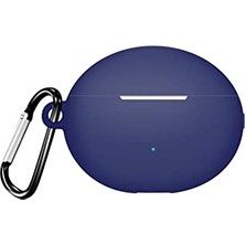 Pratik Ev Huawei Freebuds 5i Uyumlu Koruyucu Silikon Kılıf (Lacivert)