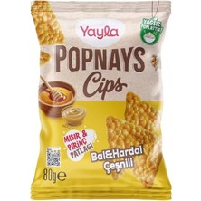 Pratik Ev Popnays Cips Bal & Hardal Üçgen Thin Cips 80 Gram