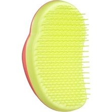 Pratik Ev Original Salmon Pink Yellow Saç Fırçası-Tarak, Detangler Fırça, Iki Katmanlı Dişler Kırılmayı Azaltır ve Düğümleri Ortadan Kaldırır, Islak ve Kuru Saçlar, Somon Pembesi