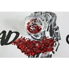 Pratik Ev Işığı Yansıtan Parıltılı Yıldız Desenli Tırnak Süsleme Pulu Nail Art, 21