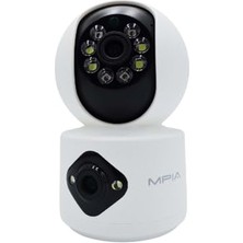 Pratik Ev Aoı + Fhd Çift Lens Bağlantılı Ip Kamera, 3.0 Mp, 3.0 Mp